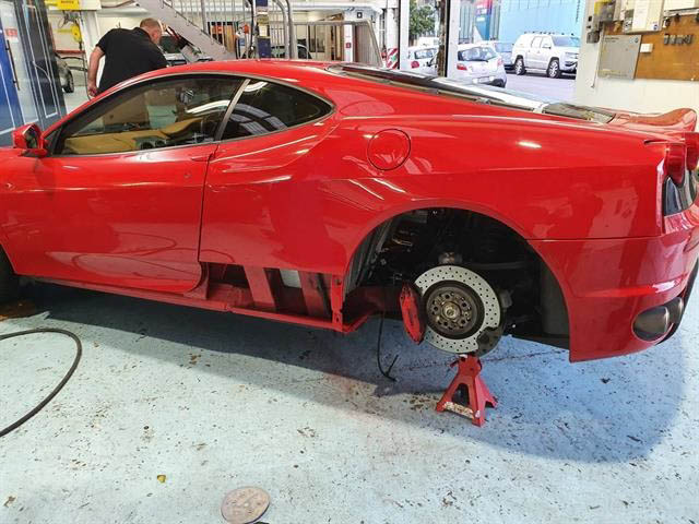 Ferrari Axel re-alignment